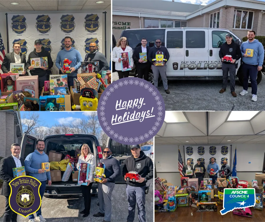 New Britain Police Union Toy Drive